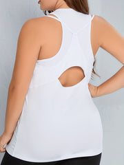 Women's Solid Cut Out Tank Top