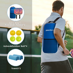 Panelsound PS 005 Pickleball Paddles Set of 2 Lightweight USAPA Approved