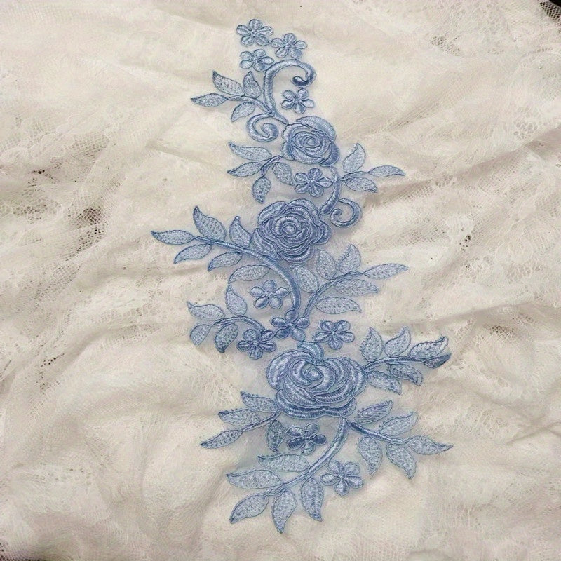Ivory Lace Collar Lace Fabric Patch for Wedding Dress or Bridal Headdress