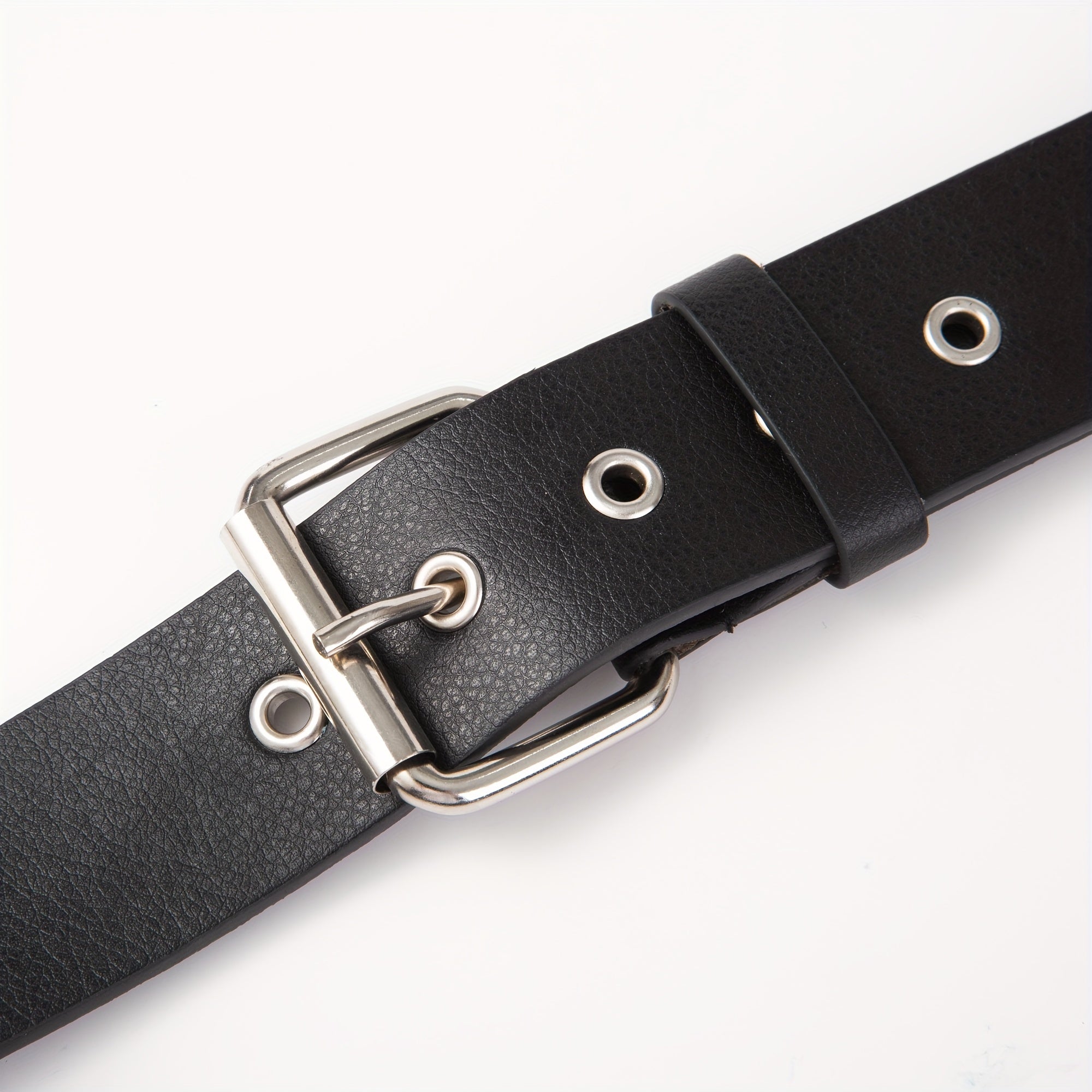 Men's PU Leather Rivet Belt Punk Metal Rock Decoration