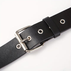Men's PU Leather Rivet Belt Punk Metal Rock Decoration