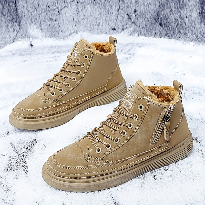 Women's Non Slip Warm Hiking Shoes Zipper Camping Shoes