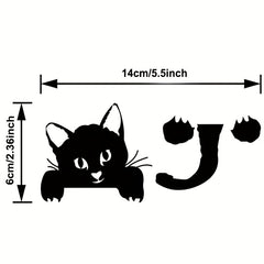 5pcs Cat Wall Sticker Lamp Switch Decorative Decal Art Mural