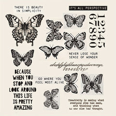 Butterfly Clear Stamps Scrapbooking DIY Greeting Card Embossing