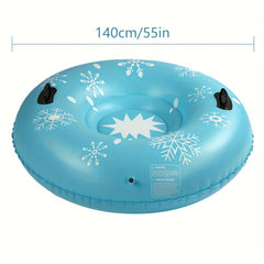 Inflatable Skiing Ring Skiing Pad Winter Outdoor Sports 47inch 55inch