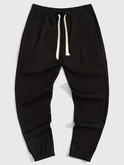 Men's Drawstring Sweatpants Loose Fit Casual Pants