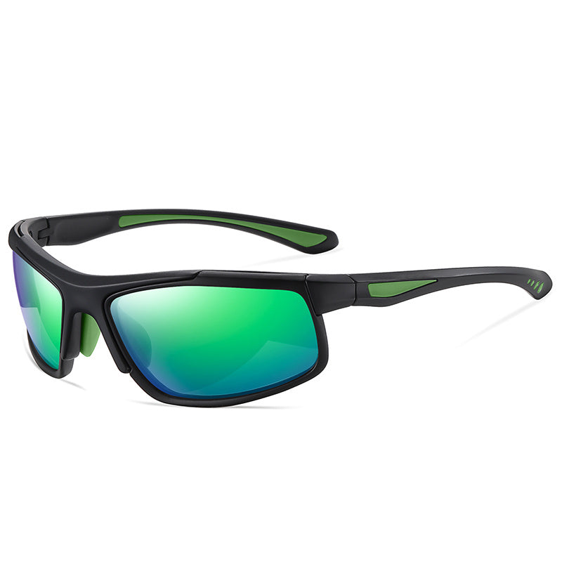 Polarized Sports Sunglasses TR90 Glasses Night Vision Cycling Windproof Lens