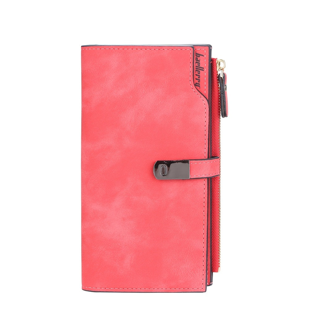 BAELLERRY2025 Women'S Long Wallet with Zipper Clutch