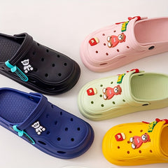 Women's Bear Decor Clogs Platform Slide Sandals