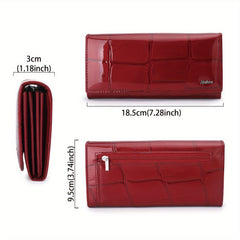 Women's Mini Wallet with Magnetic Closure Fold Coin Purse