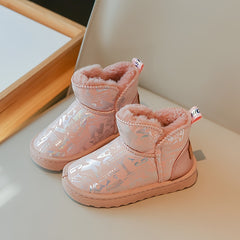 Girls Lightweight Snow Boots Soft Warm Fleece Outdoor Walking Hiking Winter