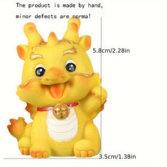 Dragon Year Fortune Shaking Head Doll Car Ornament Toy