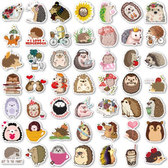 Charming Hedgehog Cork Appendix DIY Decor Notebook Water Cup Waterproof