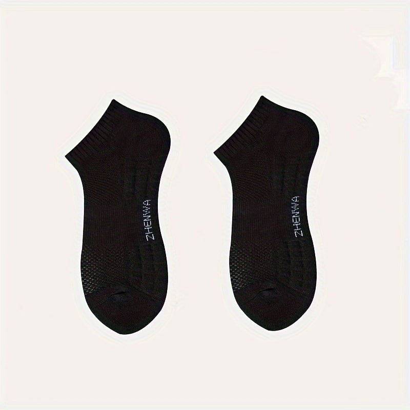5 pairs Men's Thick Padded Crew Socks