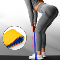 5pcs Latex Elastic Resistance Band for Yoga Fitness Hip Lifting Training