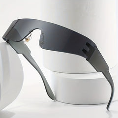 Men's Rimless Punk Sunglasses UV Protection Sports Sunglasses