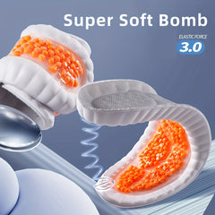 Sports Shock Absorption Insoles High Elastic Running Sneaker Insoles