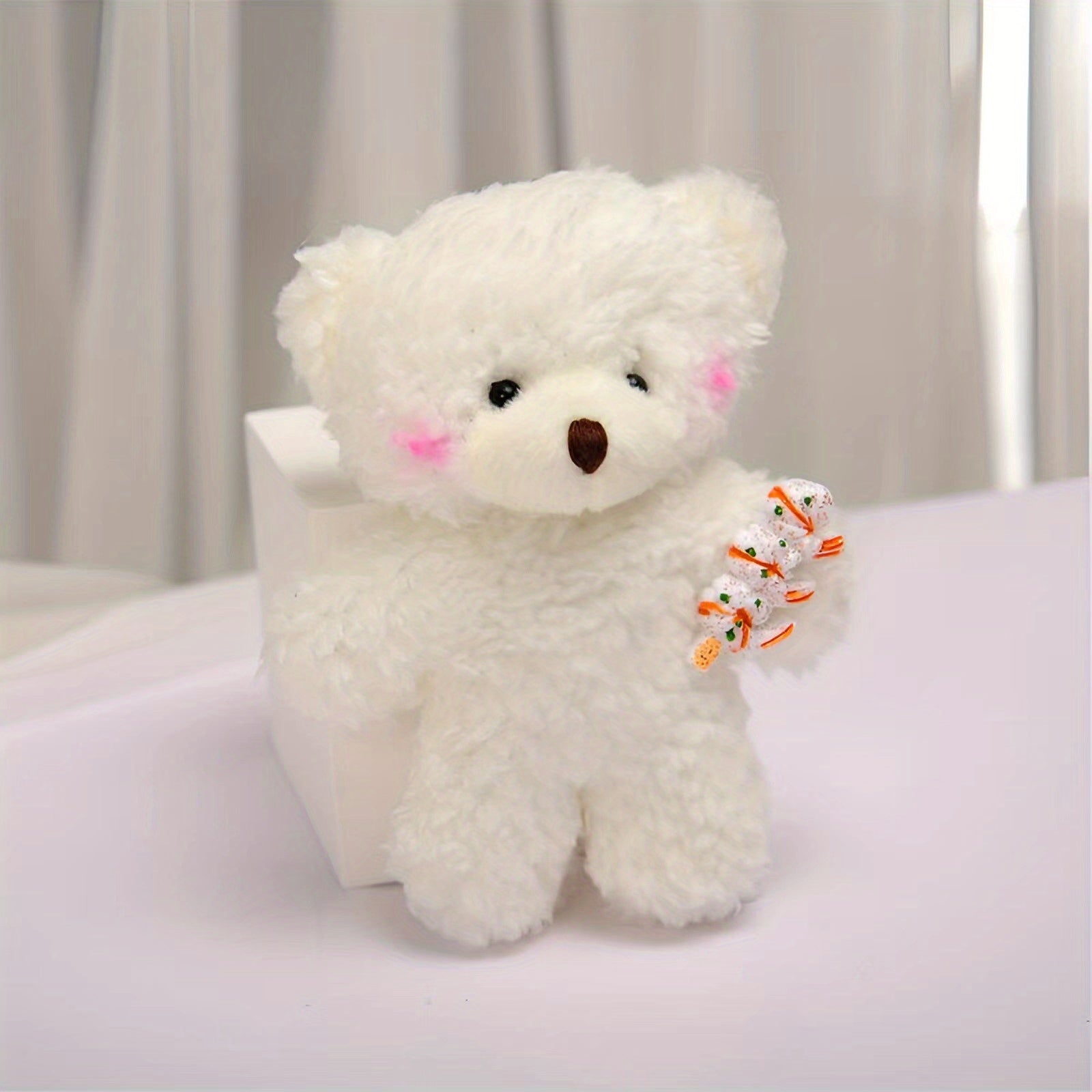 Teddy Bear Plush Toy Conjoined Bear Doll Bear Toy Small Gift Keychain