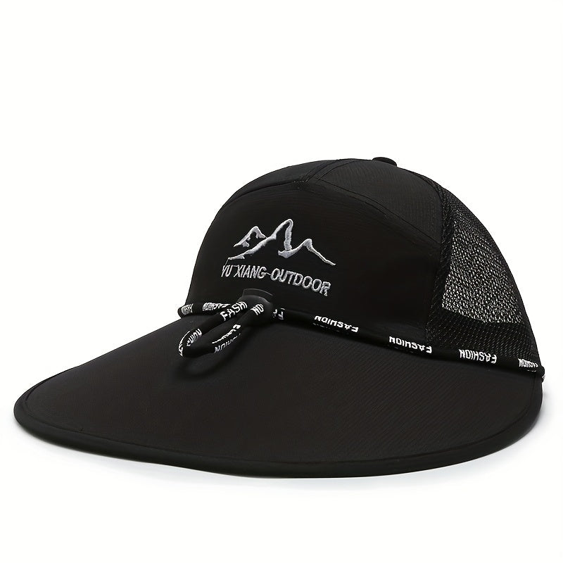 Outdoor Fishing Cap Sun Protection Mesh Hat For Men