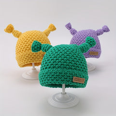 Baby Knitted Hat for Autumn and Winter Birthday Gift