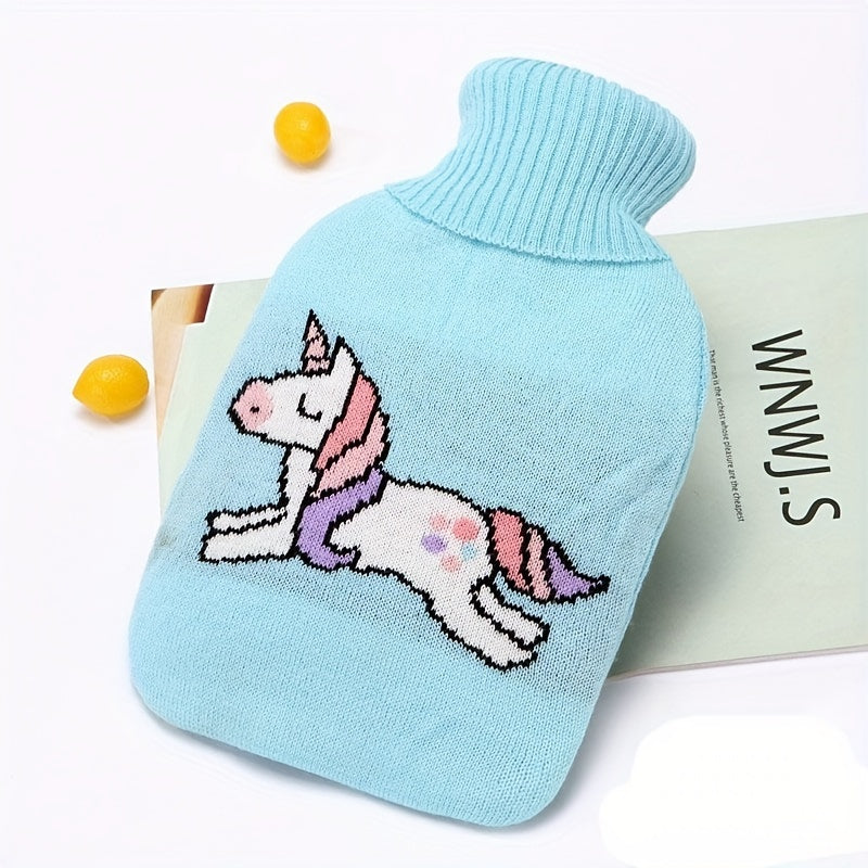 Knitted Fabric Cover PVC Water Injection Hot Water Bag 1000mL Set
