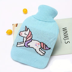 Knitted Fabric Cover PVC Water Injection Hot Water Bag 1000mL Set