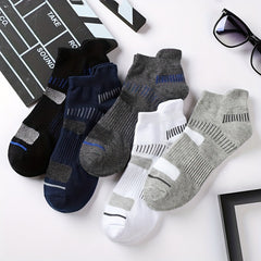 10Pairs Anti-Odor Sweat-Absorbing Breathable Low-Cut Socks
