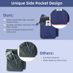 Large Capacity Insulated Leak Proof Lunch Bag with Multiple Compartments