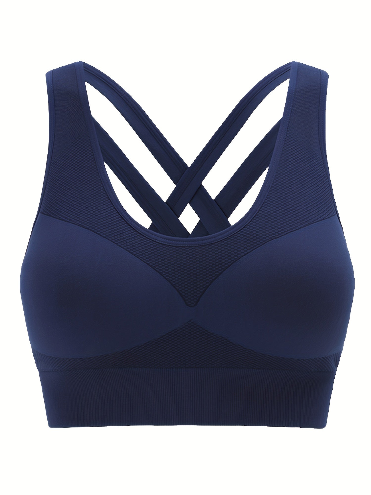 Seamless Criss Cross Back Tank Bra