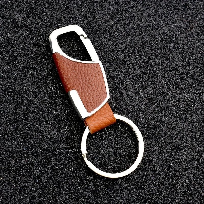 2pcs Leather Keychain Creative Gift For Men