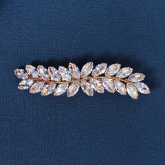 Retro Zircon Hair Clip Side Clip Barrette Bridal Hair Accessories
