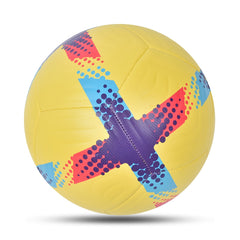 Standard Size 5 Football For Game Training Faux Leather Machine sewn Football