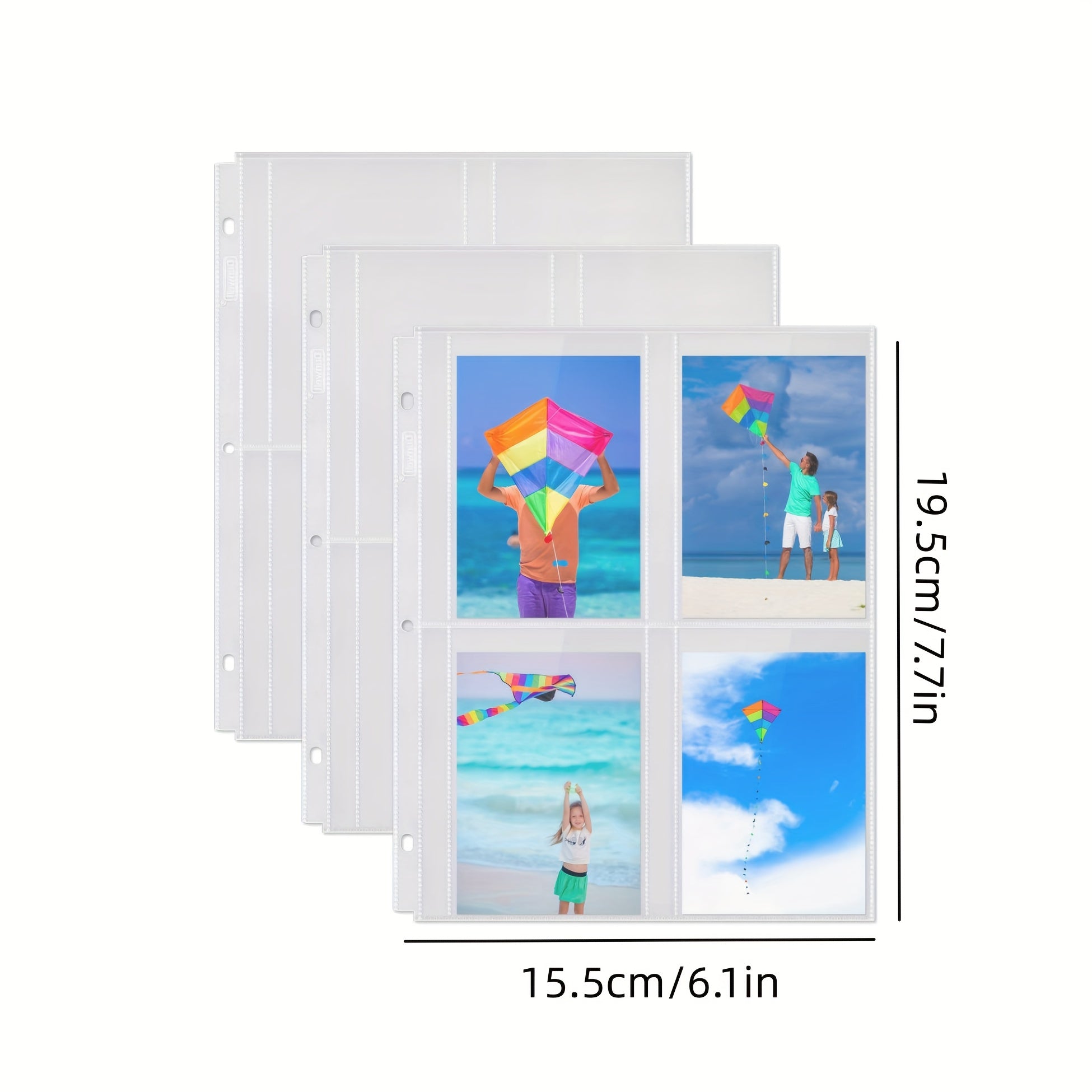 Card Book Album Loose Leaf Core - 180 Card Slot Replacement Name & Photo Storage