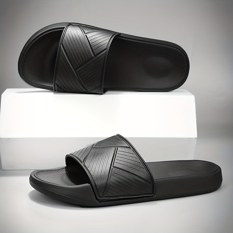 Men's Lightweight Non Slip Slides Open Toe Shoes