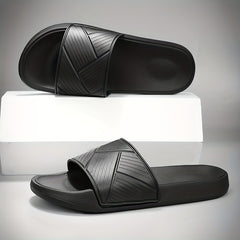 Men's Lightweight Non Slip Slides Open Toe Shoes