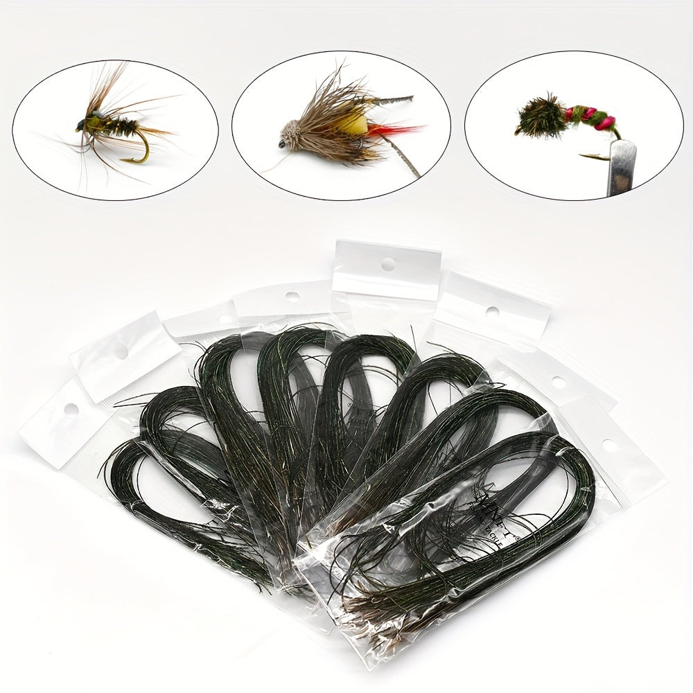 10 Fly Fishing Fly Bait Binding Material Fly Tying And Jig Hook Lure Making