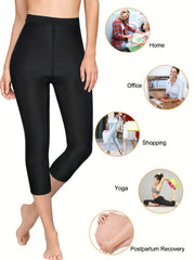 High Waist Capris Pants Tummy Control Butt Lifting Slim Underwear