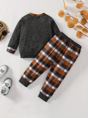 Boys Pullover Sweatshirt & Jogger Pants Set
