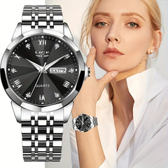 Women's Casual Waterproof Sport Quartz Wristwatch
