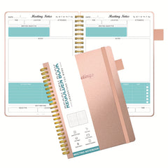 Meeting Notebook For Work With Action Items - Project Planner Notebook