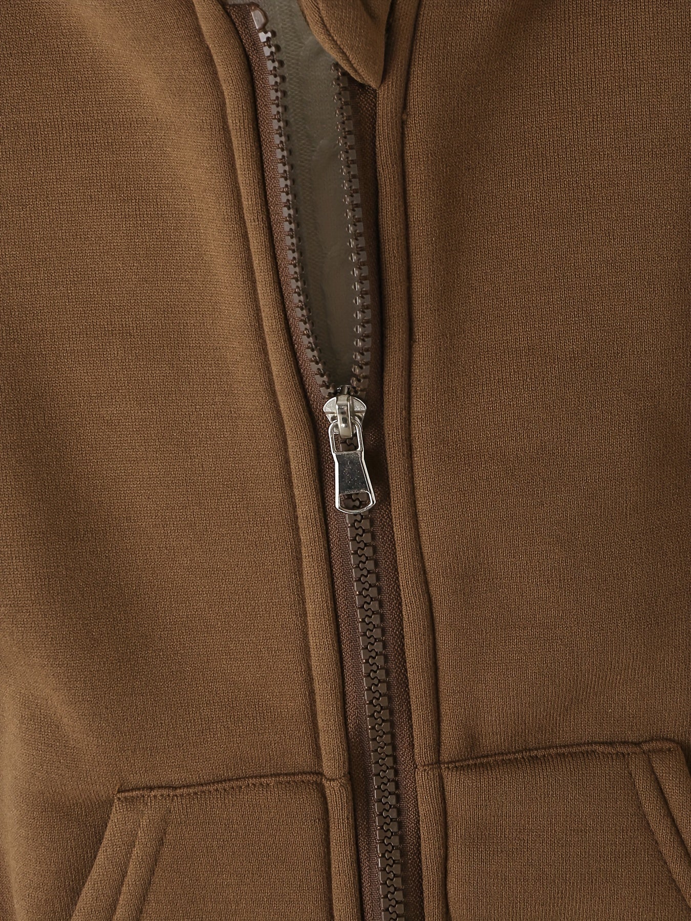 Boys Brown Hoodie Jacket