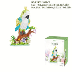 Bird Family Building Blocks Toy Mixed Animal Figurine Educational Creative Play