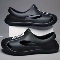 Men's Closed Toe Water Shoes for Outdoor Beach Spring Summer