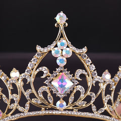 Golden Bridal Headband Tiara Wedding Party Decor