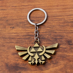 Triangle Power Sky Sword Metal Keychain