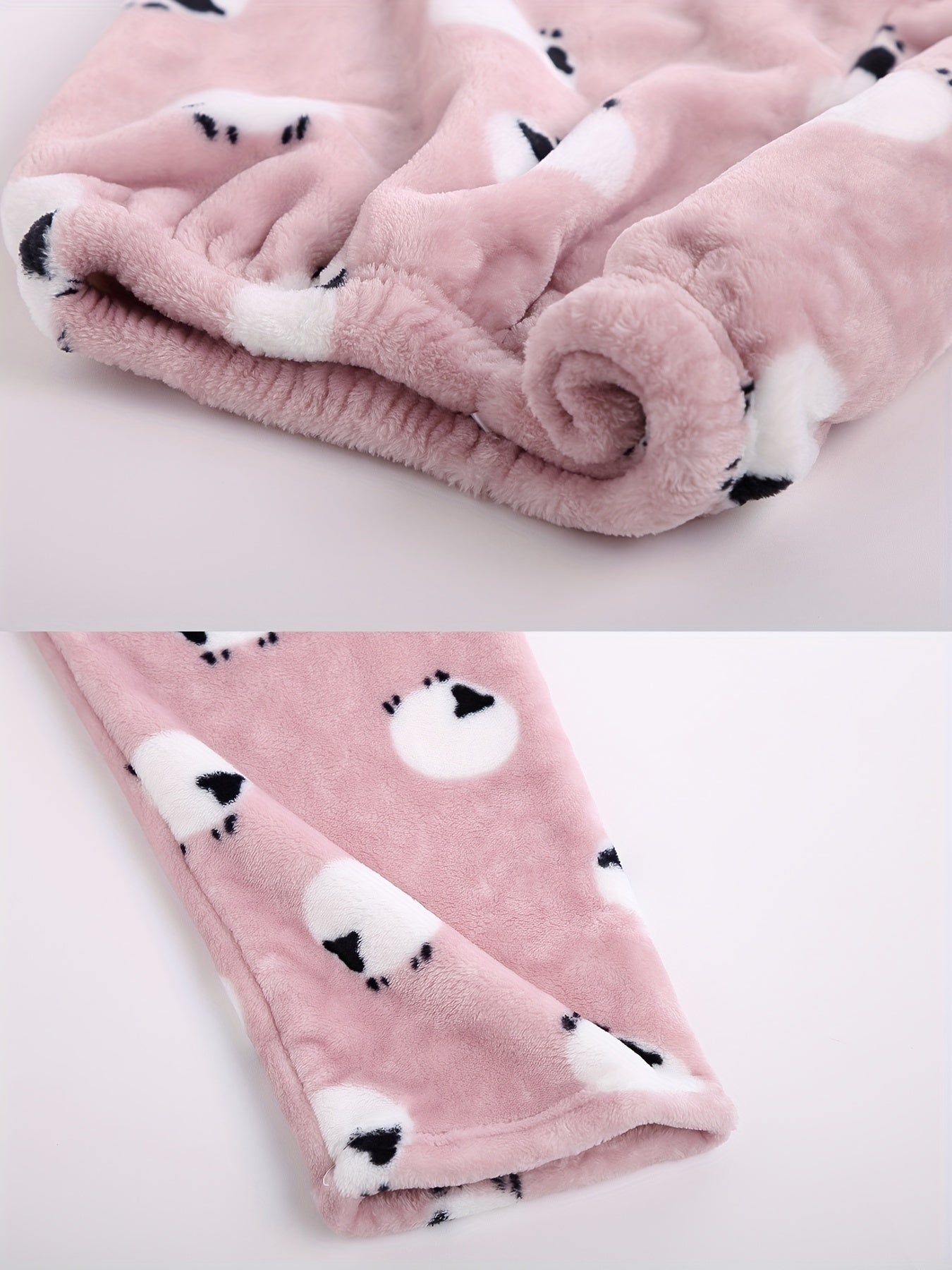 Sheep Print Sleep Bottoms & Fuzzy Pants Women's Loungewear