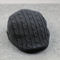 Casual Knitted Beret Hat, Moisture Wicking Newsboy Hat