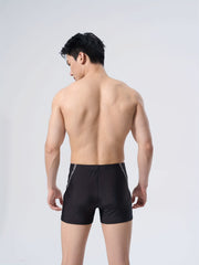 Solid Men's Boxer Sports Swimming Trunks Beach Shorts Surfing Beachwear