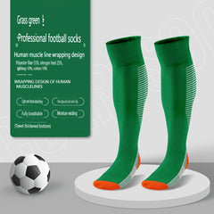 Men's Knee High Football Socks Thick Padded Anti Slip Soccer Socks