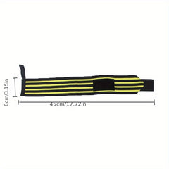 Outdoor Sports Fitness Wristband Unisex Striped Hand Guard Elastic Wrap